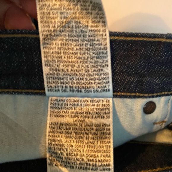 Levi’s 501 Mens Button Fly Jeans 90s Baggy Y2K Size 32x30 Blue Vintage - Picture 7 of 8